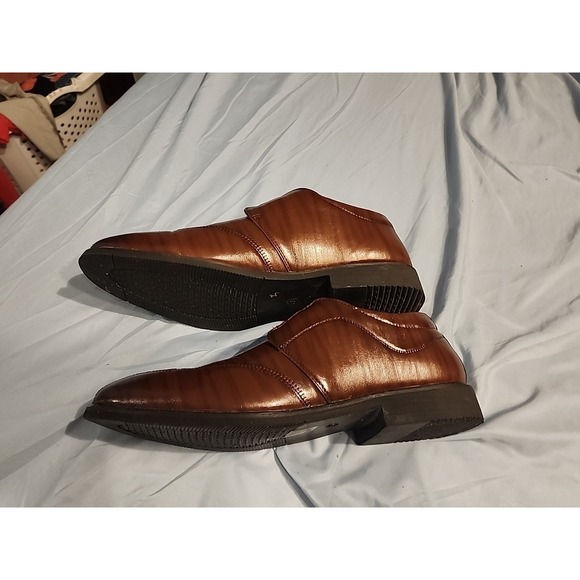 Mens Classic Solid business Shoes ‎ Brown Leather main image 5